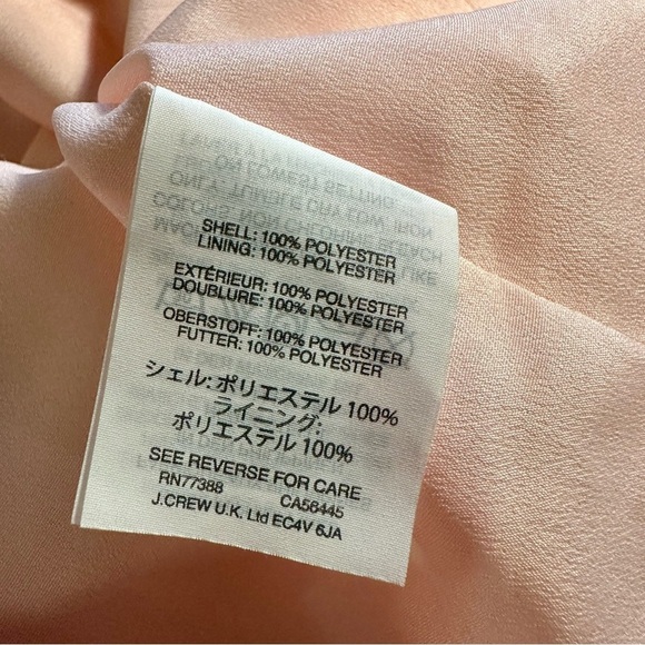 J. Crew ‘Wrap Dress in 365 Crepe’ in Baby Pink Size 4 - Picture 9 of 16